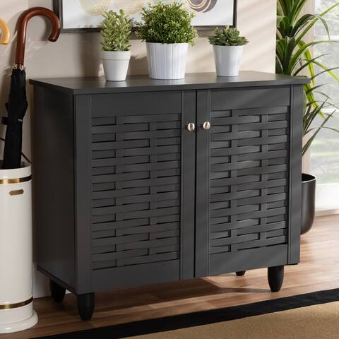 Contemporary Shoe Storage Cabinet By Design On Custom Sectionals