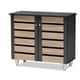 preview thumbnail 2 of 7, Contemporary Shoe Storage Cabinet