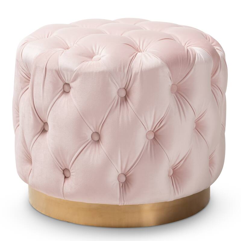 Glam Ottoman - Pink
