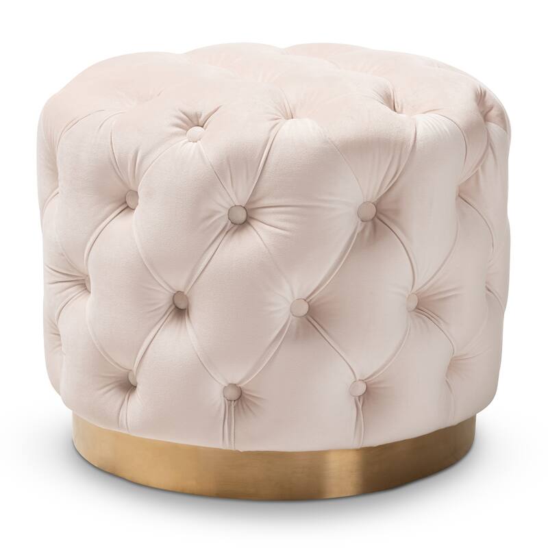 Glam Ottoman - Beige