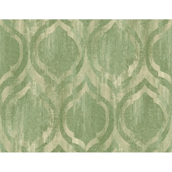 Danube Ikat Wallpaper | Thibaut | Trade Routes Collection