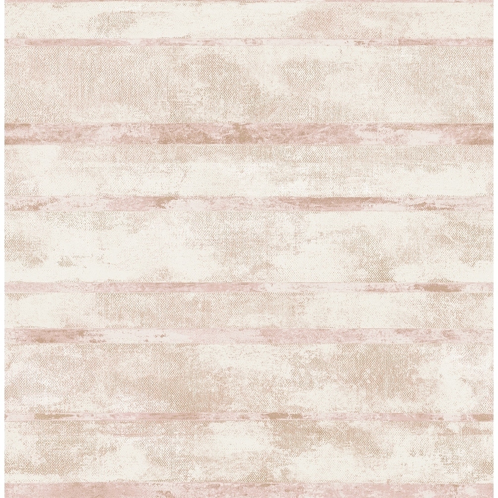 Shop Otis Horizontal Stone Texture Wallpaper In Off White Pink Tan Overstock