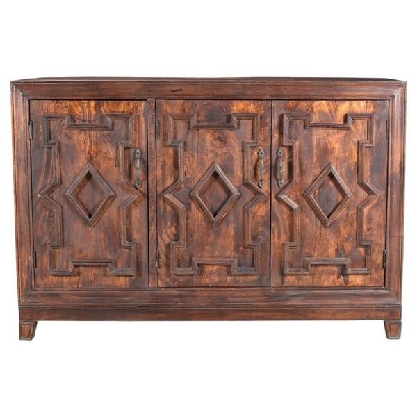 Shop Evan Collection 3 Door Diamond Sideboard Free