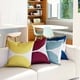 preview thumbnail 5 of 9, Kukamuka Meri Red 19x19 Throw Pillow with Polyfill Insert