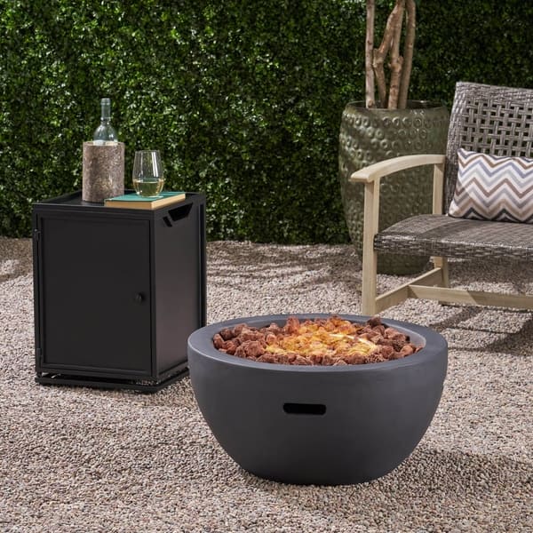 Shop Marcel 27 Fire Pit By Christopher Knight Home On Sale