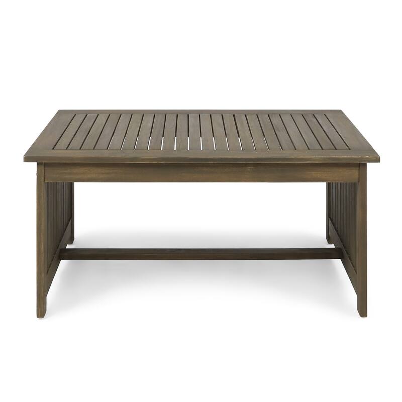Carolina Outdoor Acacia Sofa and Coffee Table Set by Christopher Knight Home