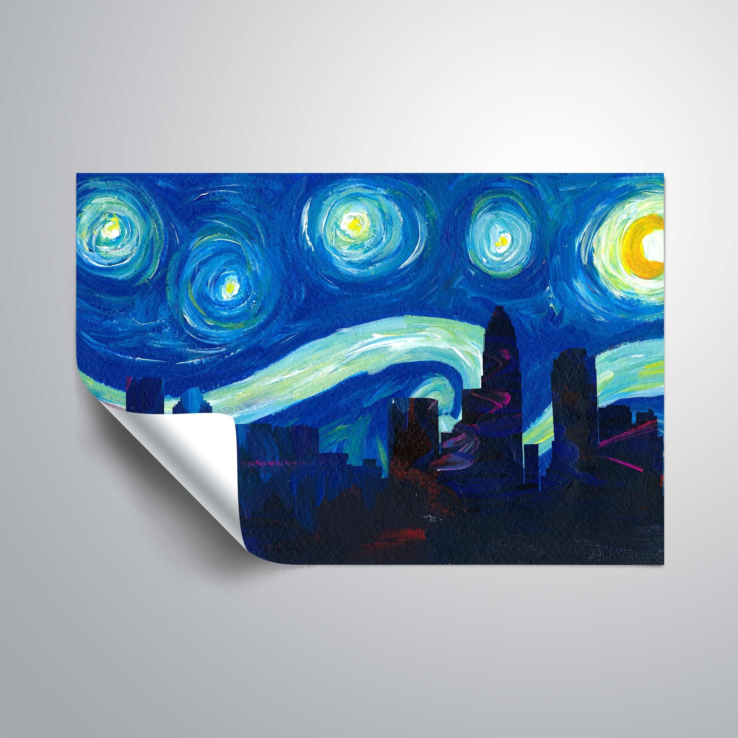 ArtWall Markus/Martina Bleichner 'Charlotte Skyline Scissor Starry