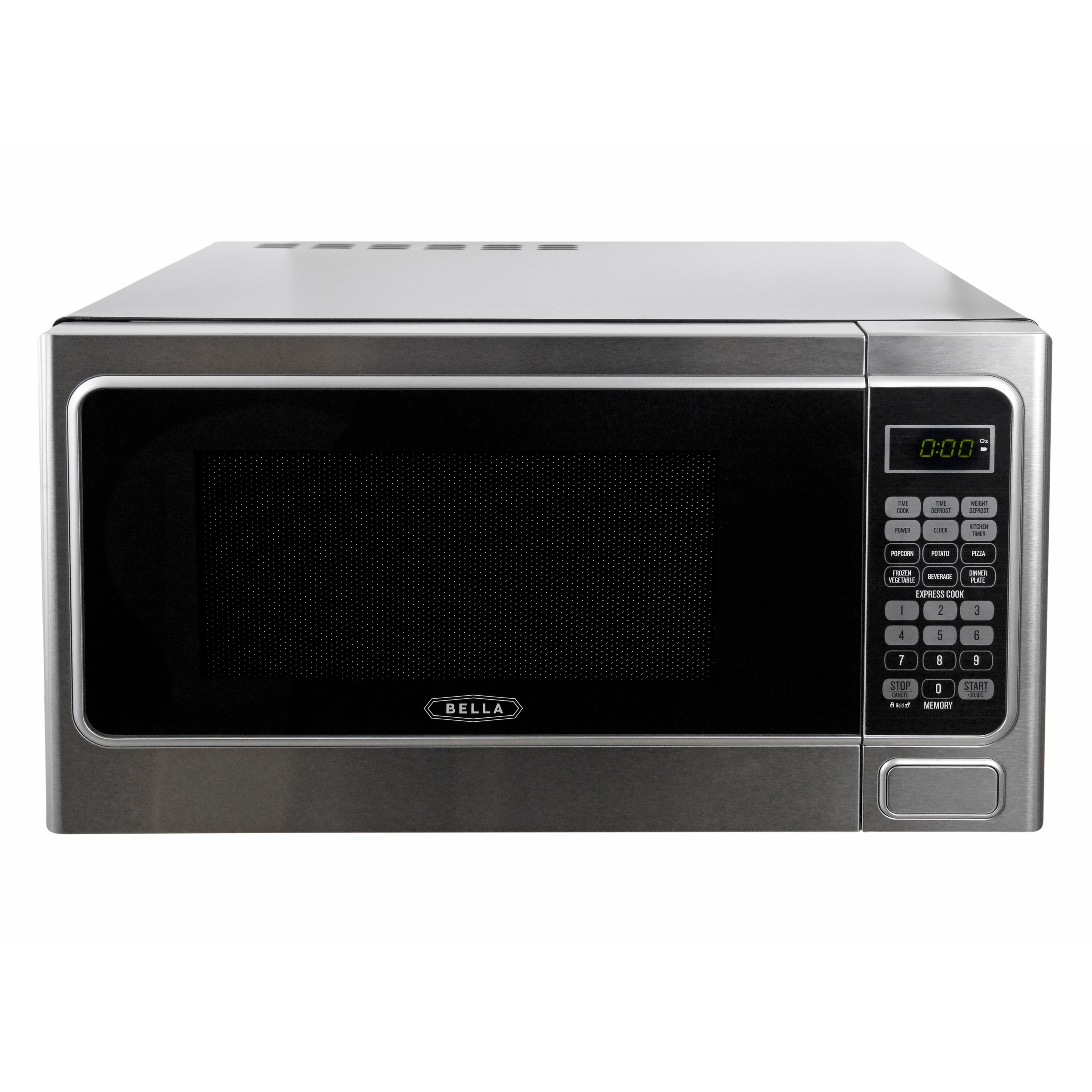 Shop Bella Bmo11abtbkc 1 1 Cu Ft 1000 Watt Family Sized Digital