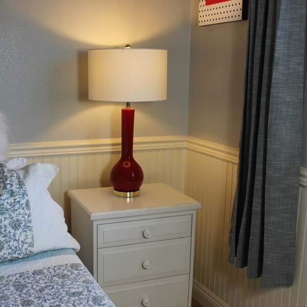 red table lamps for bedroom