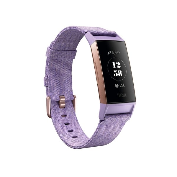 Charge 3 Monitor & Activity Tracker Special Edition Lavender/Rose Gold (As Is Item) - - 26411815