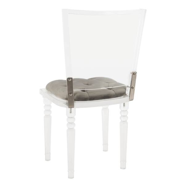Shop Safavieh Couture Ella Clear Black Acrylic Dining Chair