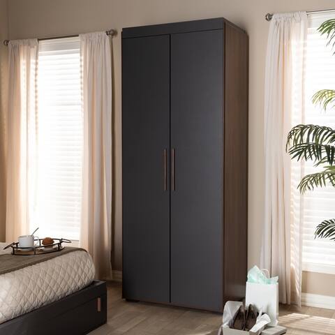 Contemporary 7 Shelf Wardrobe Storage Cabinet By Discount On