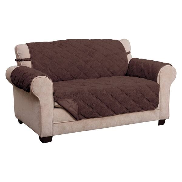 Shop Hudson Sherpa Waterproof Loveseat Furniture Cover On Sale