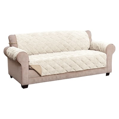 Off White T Cushion Sofa Couch Slipcovers Online At T Cushion Sofa Couch Slipcovers