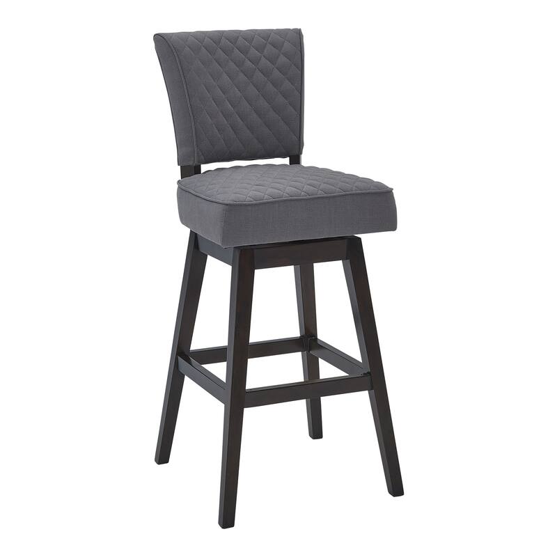 Knowles Wood Swivel Barstool