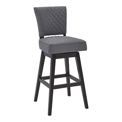 Knowles Wood Swivel Barstool