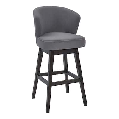 Alba Wood Swivel Barstool