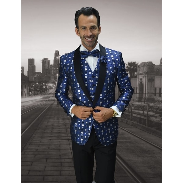 Statement Bellagio13 Royal Tuxedo with matching bow tie