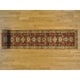 preview thumbnail 1 of 3, Hand Knotted Red Heriz with Wool Oriental Rug (2'7" x 19'10") - 2'7" x 19'10"