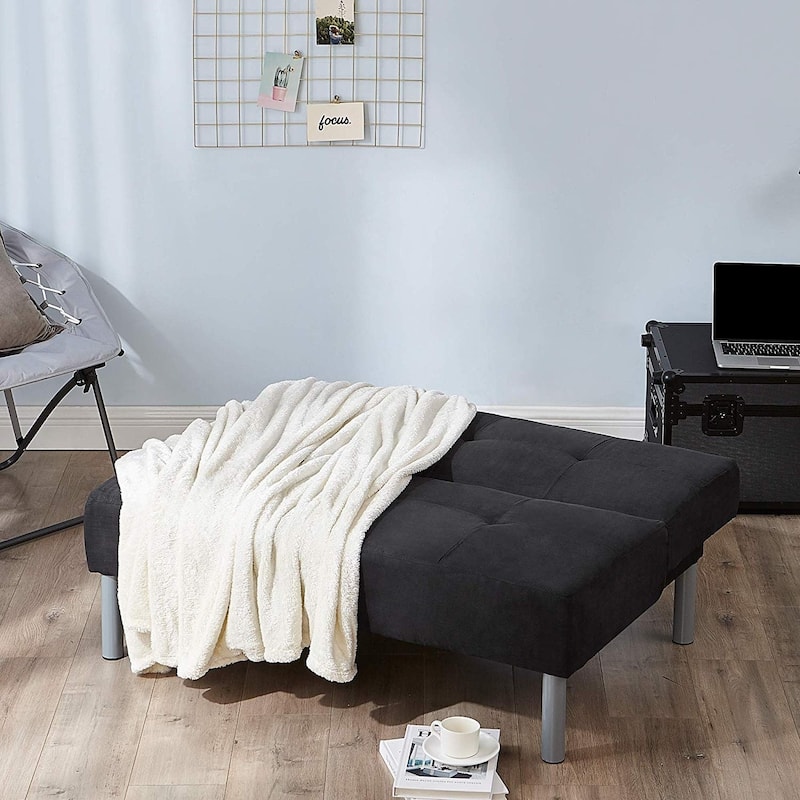 College Mini-Futon - Black by DormCo