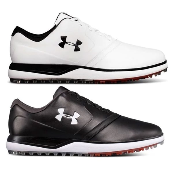 under armour white leather shoes