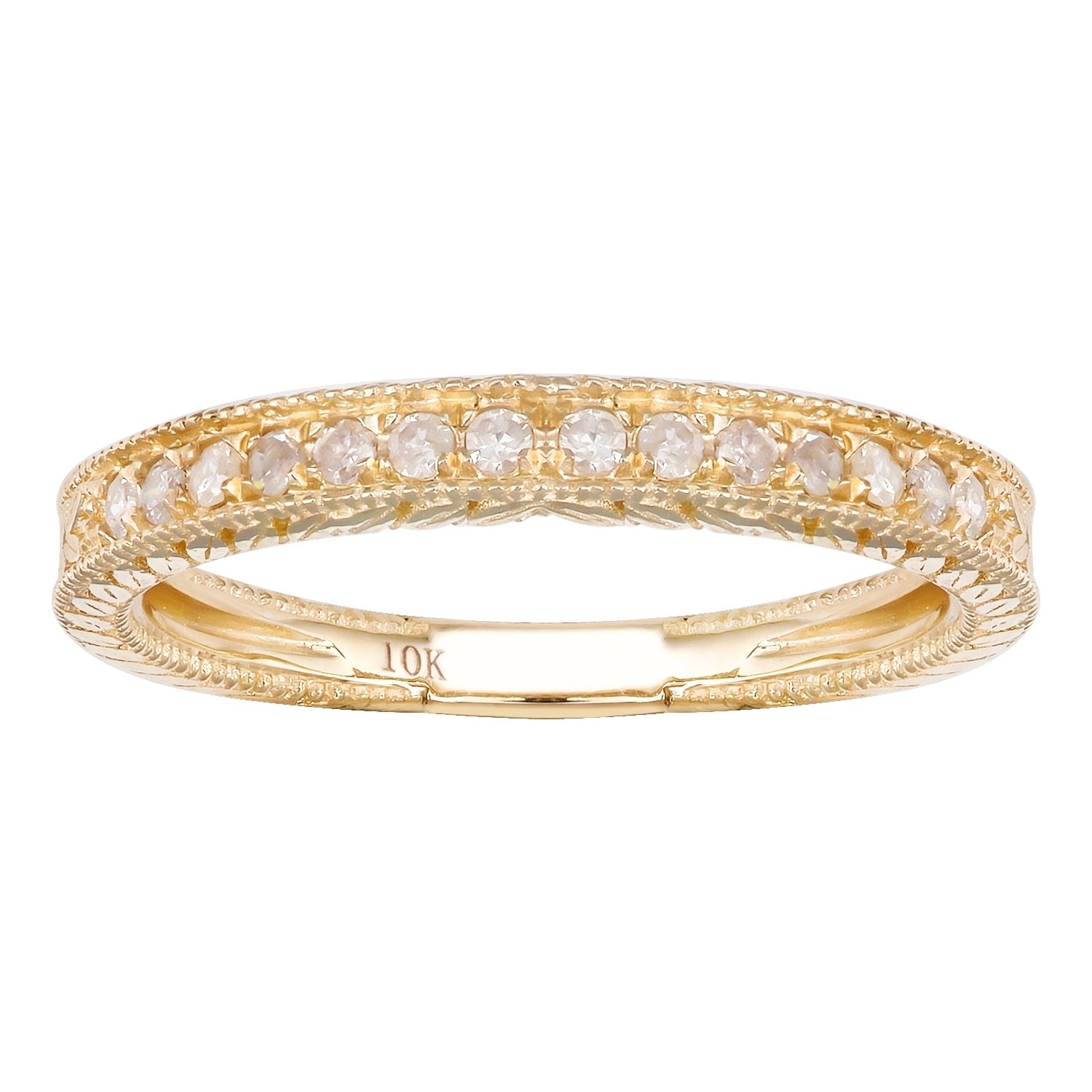 1//6 cttw, G-H,I2-I3 Size-12.75 Diamond Wedding Band in Sterling Silver