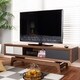 preview thumbnail 8 of 7, Mid-Century 3-Drawer TV Stand