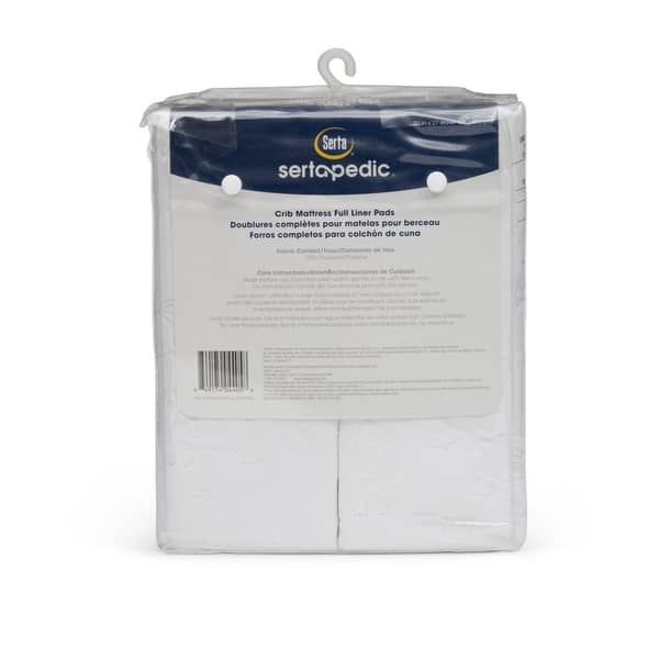 Shop Serta Sertapedic Crib Mattress Liner Pads Set Overstock