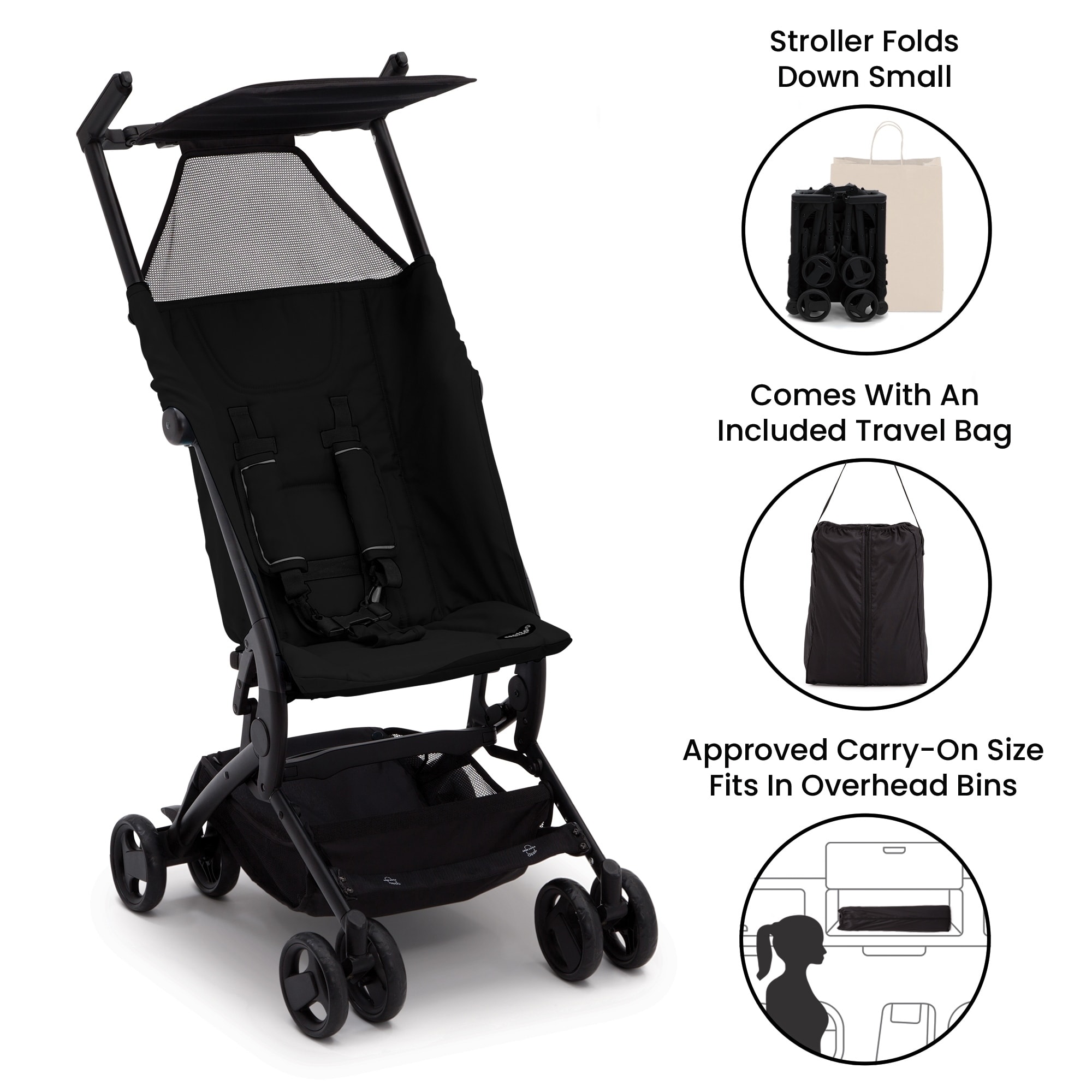 strollers for overhead compartment