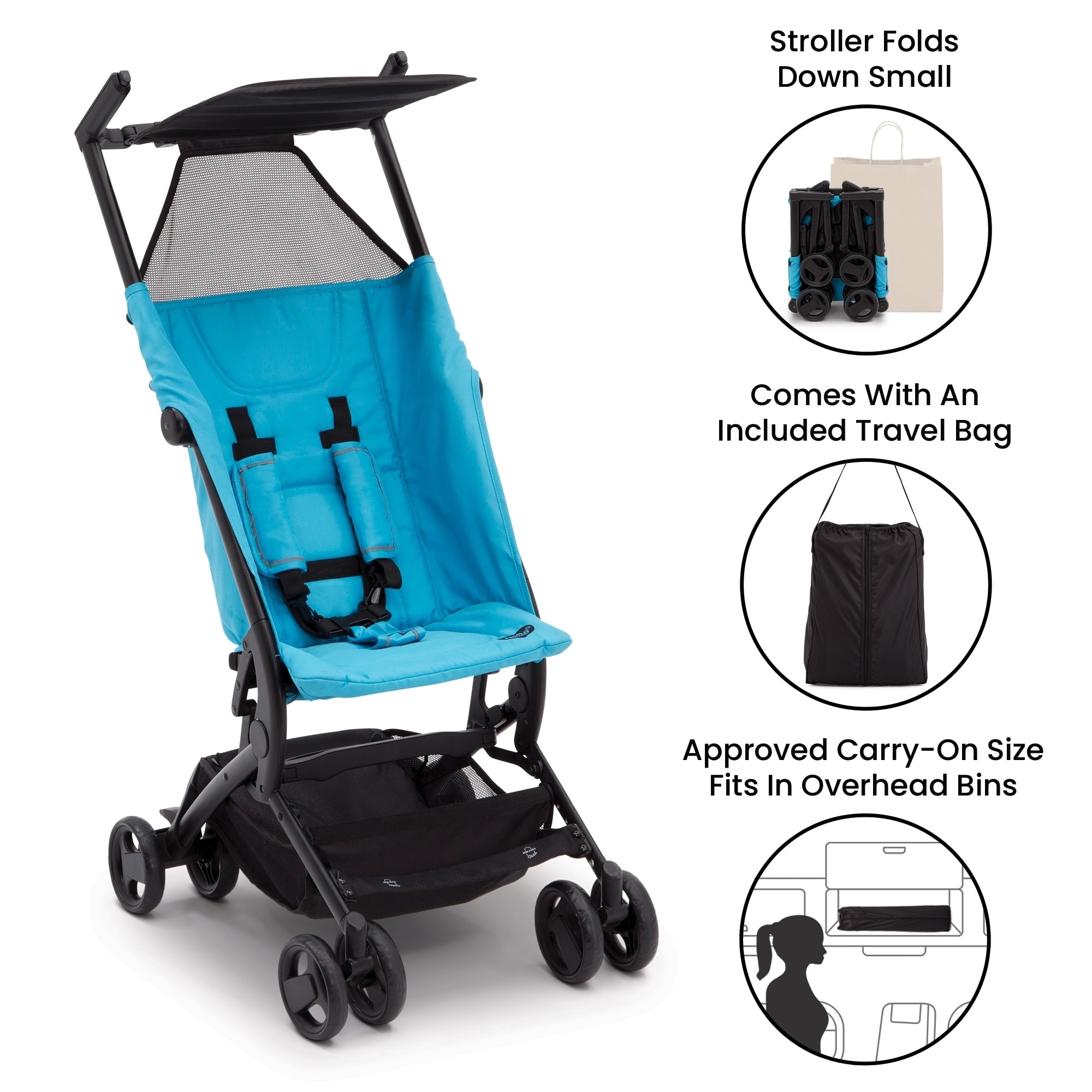 strollers that fold down small