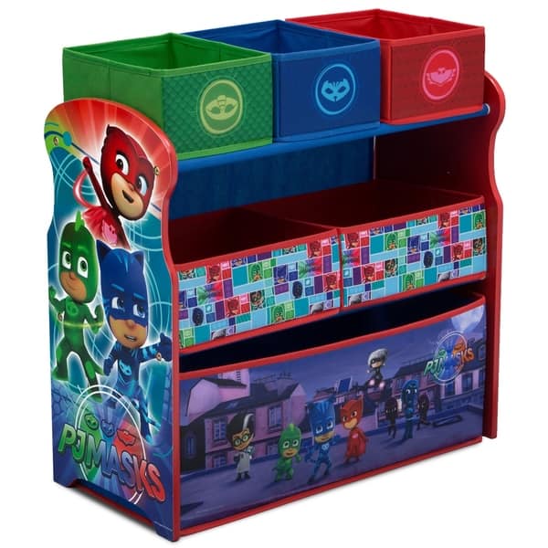 slide 2 of 5, PJ Masks Multi-Bin Toy Organizer