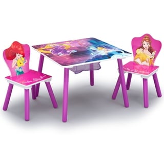 Disney Princess Table and Chair Set with Storage - Bed Bath