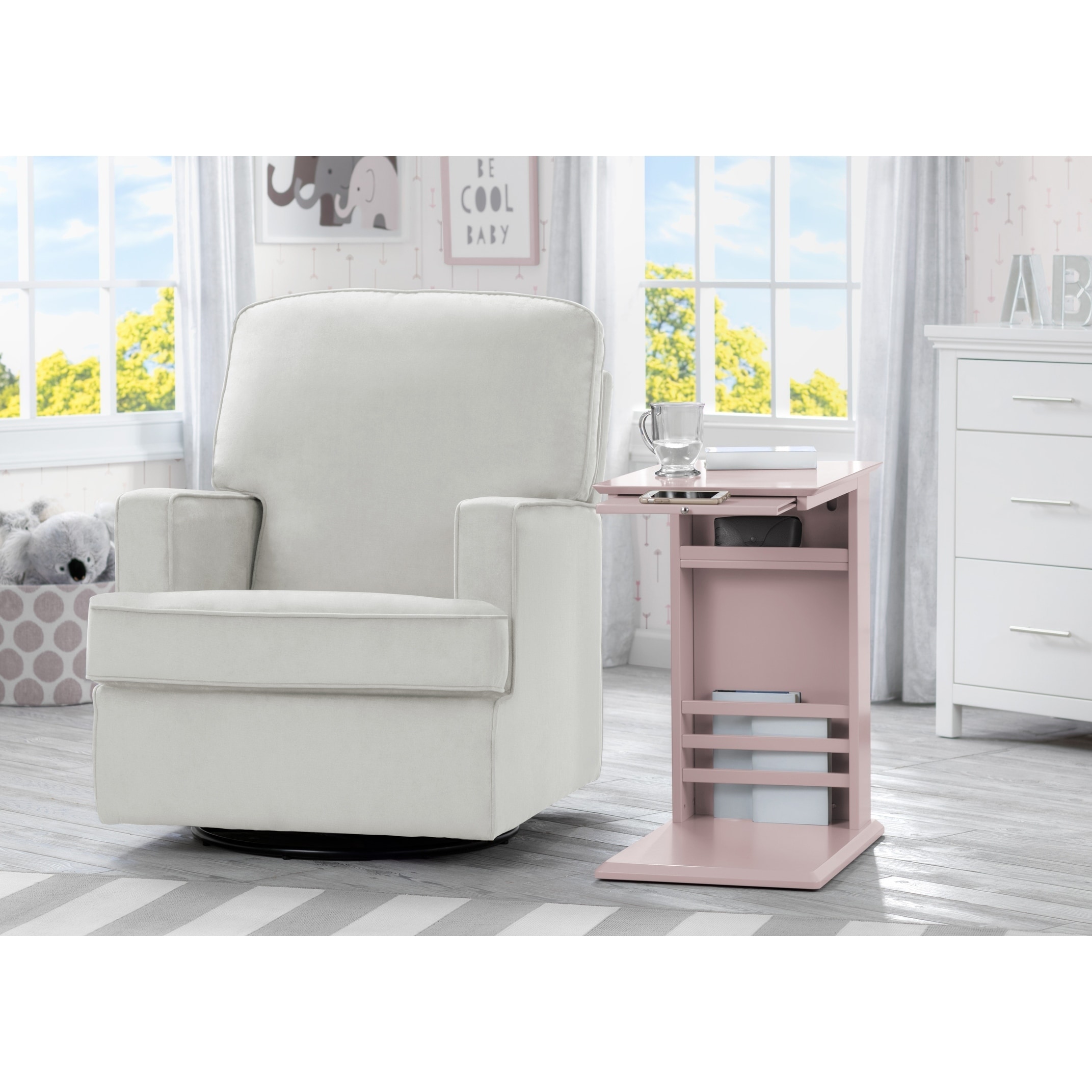 Delta Children Nolan End Table/Side Table for Nursery