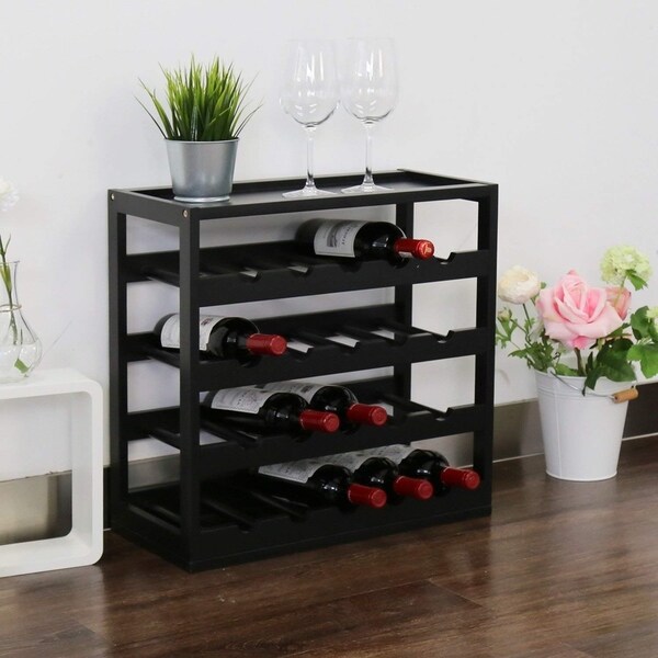 Basement Pantry Wine Cellar Cabinet 5 Tier Stackable Wine Rack