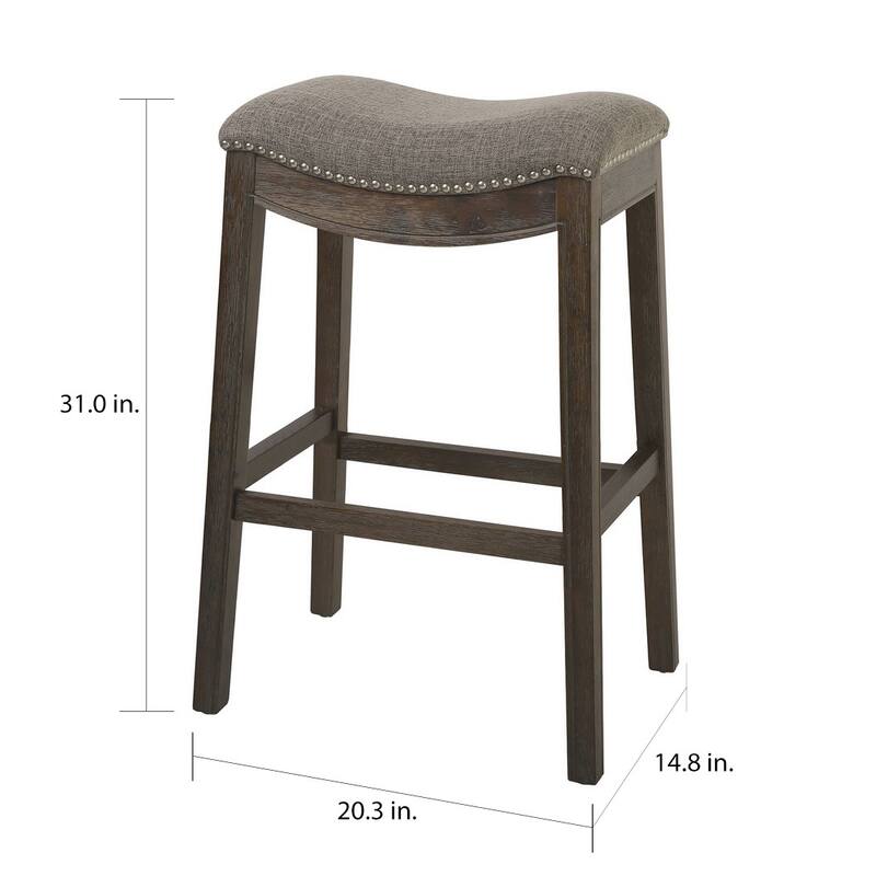Copper Grove Bezons Saddle Seat 30-in. Bar Stool