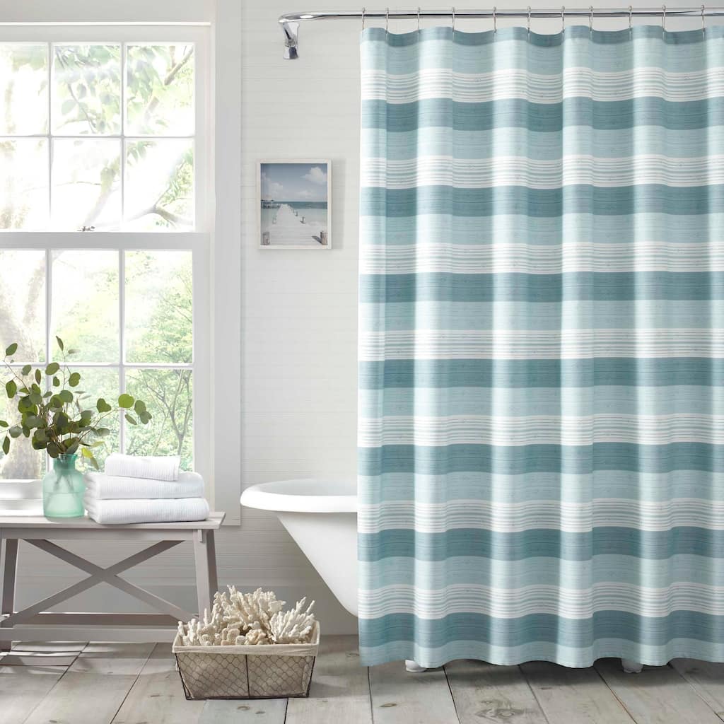 Tommy Bahama Hula Beach Blue Shower Curtain