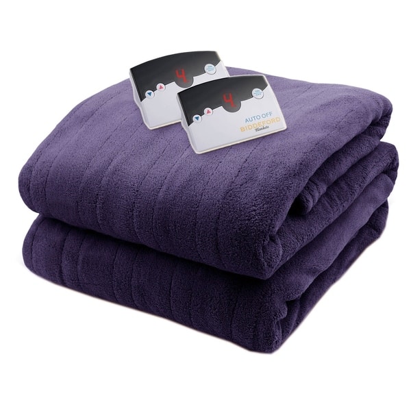 Biddeford 2034-905191-902 MicroPlush Electric Heated Blanket King