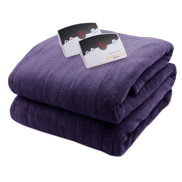 Biddeford Electric Heated Microplush Throw Blanket sold