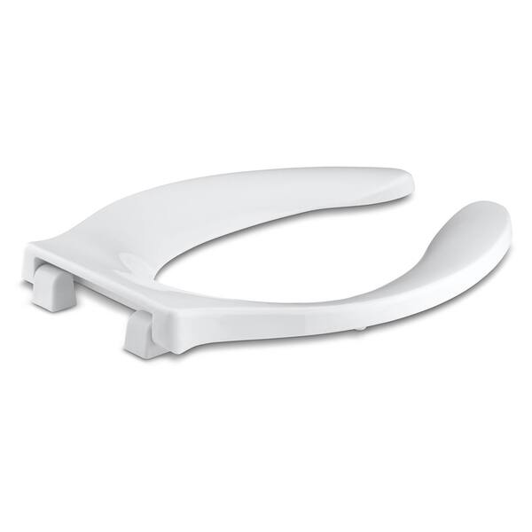 Kohler Stronghold Plastic Elongated Toilet Seat White Bed Bath