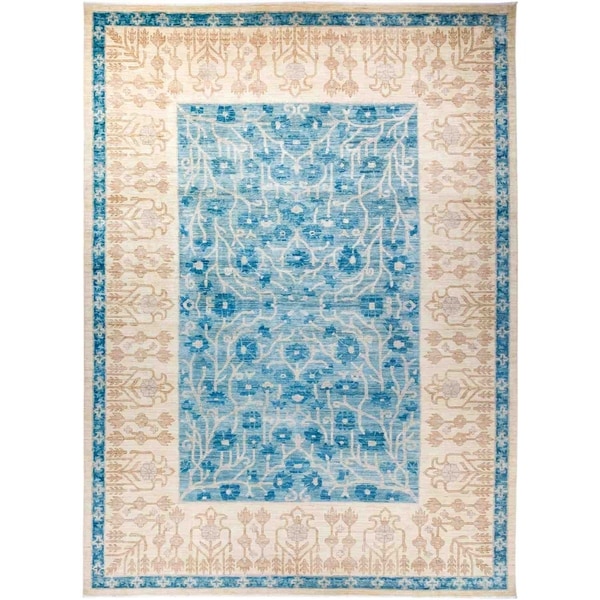 Eclectic, Hand Knotted Area Rug - 9' 10" x 13' 9" - 9'10" x 13'9"