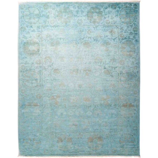 Vibrance, Hand Knotted Area Rug - 8' 1" x 10' 1" - 8'1" x 10'1"