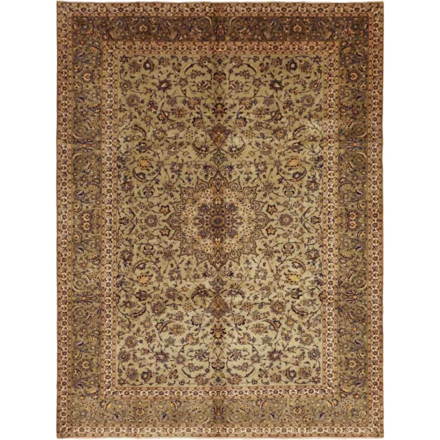 Kashan Hand Knotted Area Rug 8 X 12 0 Kashan Hand Knotted Area Rug 8