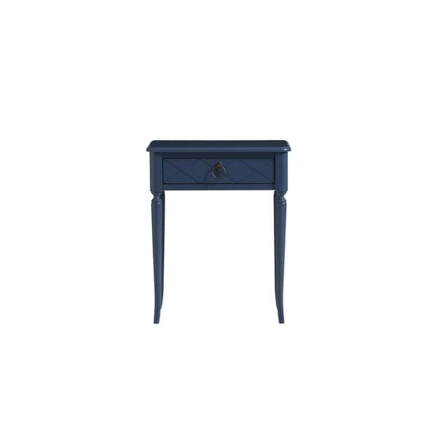 Shop Young House Love X Front Navy Wood Accent Table Free