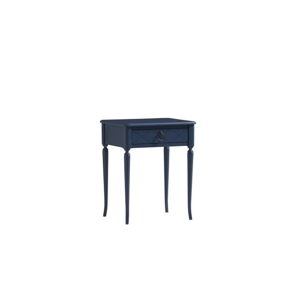 Shop Young House Love X Front Navy Wood Accent Table Free