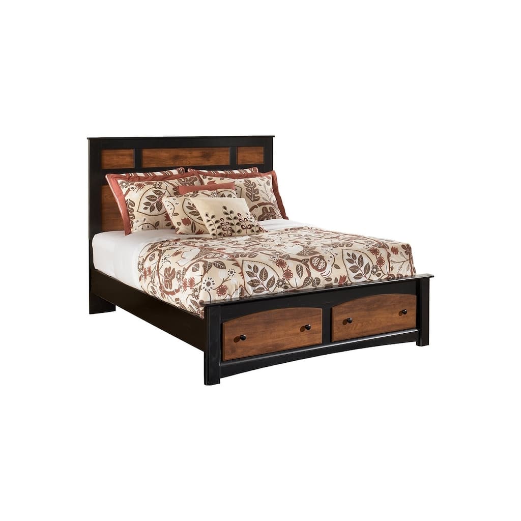 Aimwell Full Panel Footboard - Dark Brown