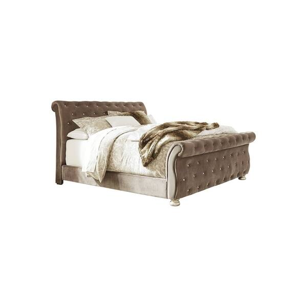 cassimore pearl silver dresser Cassimore Dresser in Pearl Silver/Dark Brown B750-31