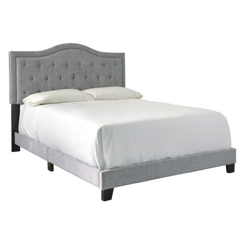 Jerary King Upholstered Bed - Grey