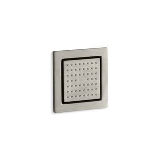 Kohler Watertile Square 54-Nozzle Body Spray with Soothing Spray Vibrant Brushed Nickel