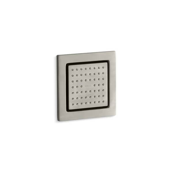 slide 1 of 1, Kohler Watertile Square 54-Nozzle Body Spray with Soothing Spray Vibrant Brushed Nickel