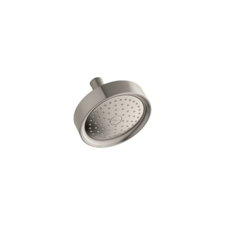 Kohler Purist 2.5 Gpm Single-Function Wall-Mount Showerhead with Katalyst Air-Induction Technology Vibrant Brushed Nickel